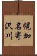 幌加名寄沢川 Scroll