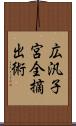 広汎子宮全摘出術 Scroll