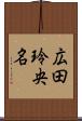 広田玲央名 Scroll