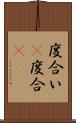 度合い(P) Scroll