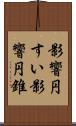 影響円すい Scroll