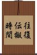 往復伝搬時間 Scroll