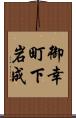 御幸町下岩成 Scroll