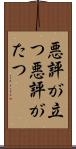 悪評が立つ Scroll