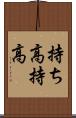 持ち高 Scroll