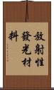 放射性發光材料 Scroll