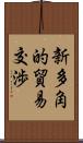 新多角的貿易交渉 Scroll