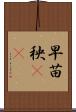 早苗 Scroll
