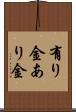 有り金 Scroll