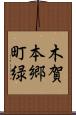 木賀本郷町緑 Scroll