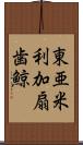 東亜米利加扇歯鯨 Scroll