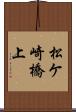 松ケ崎橋上 Scroll