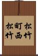 松竹町西松竹 Scroll
