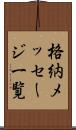 格納メッセージ一覧 Scroll
