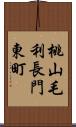 桃山毛利長門東町 Scroll