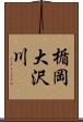 楯岡大沢川 Scroll
