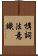 構詞法意識 Scroll