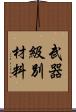 武器級別材料 Scroll