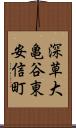 深草大亀谷東安信町 Scroll