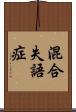 混合失語症 Scroll