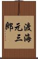 渡海元三郎 Scroll