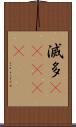 滅多(ateji) Scroll