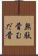 無駄骨 Scroll