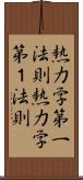 熱力学第一法則 Scroll