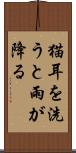 猫耳を洗うと雨が降る Scroll