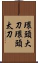 環頭大刀 Scroll