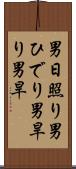 男日照り Scroll