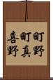 町野町真喜野 Scroll