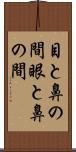 目と鼻の間 Scroll