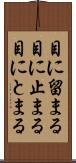 目に留まる Scroll