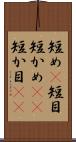短め(P) Scroll