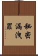 秘密漏洩罪 Scroll