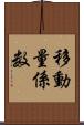 移動量係数 Scroll