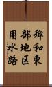 稗和東部地区用水路 Scroll