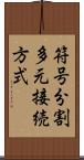 符号分割多元接続方式 Scroll