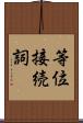 等位接続詞 Scroll