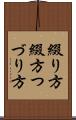 綴り方 Scroll