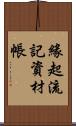 緣起流記資材帳 Scroll