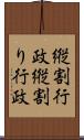 縦割行政 Scroll