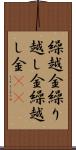 繰越金 Scroll