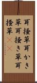 耳掻草 Scroll