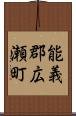 能義郡広瀬町 Scroll