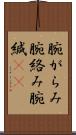 腕がらみ Scroll