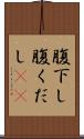 腹下し Scroll