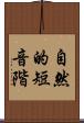 自然的短音階 Scroll