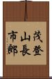 茂登山長市郎 Scroll